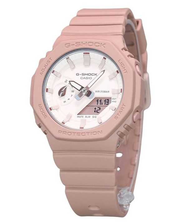 Casio G-Shock Nature&#39;s Colour Series Analog Digital Bio Based Resina Quadrante Rosa Quarzo GMA-S2100NC-4A2 Orologio da Donna