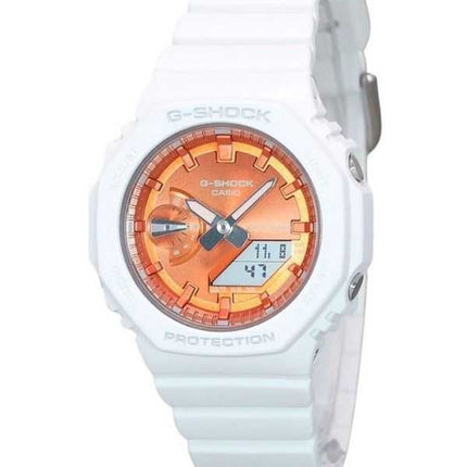 Orologio da donna Casio G-Shock analogico digitale stagionale 2023 quadrante arancione al quarzo GMA-S2100WS-7A 200M
