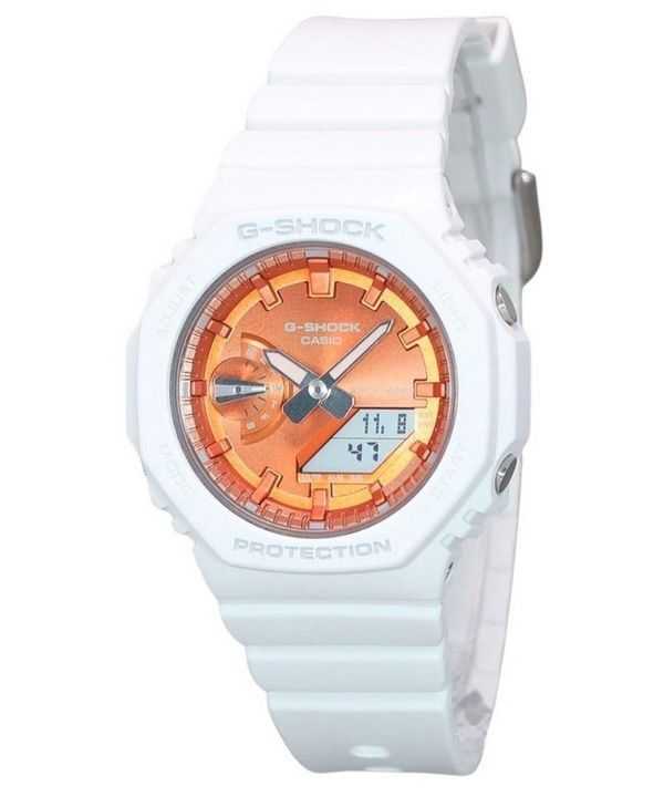 Orologio da donna Casio G-Shock analogico digitale stagionale 2023 quadrante arancione al quarzo GMA-S2100WS-7A 200M