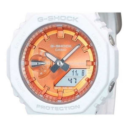 Orologio da donna Casio G-Shock analogico digitale stagionale 2023 quadrante arancione al quarzo GMA-S2100WS-7A 200M