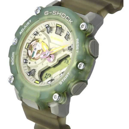 Orologio da donna Casio G-Shock analogico digitale traslucido con cinturino in resina al quarzo GMA-S2200PE-3A 200M