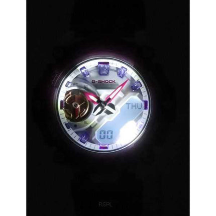 Orologio da donna Casio G-Shock analogico digitale traslucido con cinturino in resina al quarzo GMA-S2200PE-6A 200M