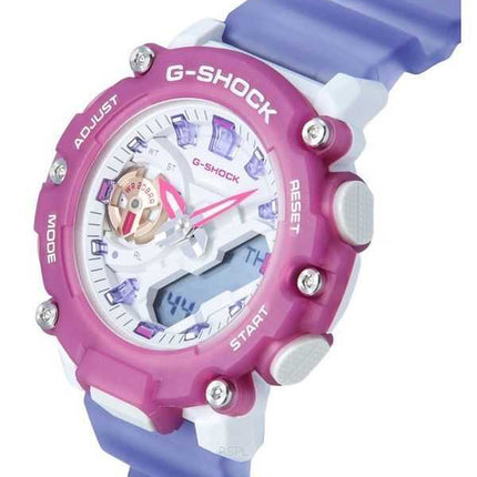 Orologio da donna Casio G-Shock analogico digitale traslucido con cinturino in resina al quarzo GMA-S2200PE-6A 200M