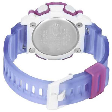Orologio da donna Casio G-Shock analogico digitale traslucido con cinturino in resina al quarzo GMA-S2200PE-6A 200M