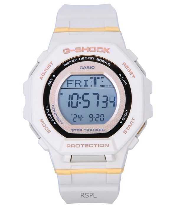 Casio G-Shock G-Squad Digital Smartphone Link Orologio da donna al quarzo in resina bio-based rosa pallido GMD-B300-4 200M