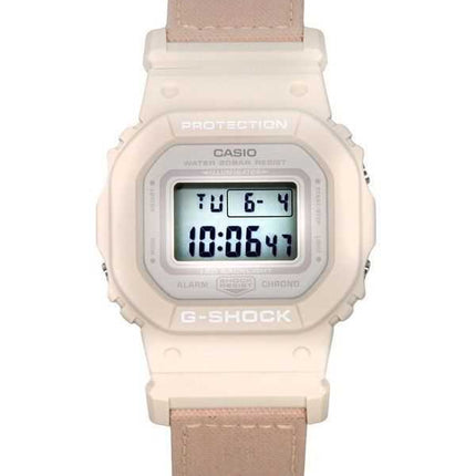Casio G-Shock Digital Organic Pink Cloth Strap Bio-Based Resin Quartz GMD-S5600CT-4 200M Orologio da donna