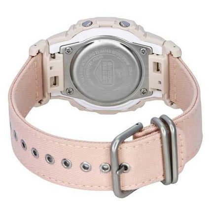Casio G-Shock Digital Organic Pink Cloth Strap Bio-Based Resin Quartz GMD-S5600CT-4 200M Orologio da donna