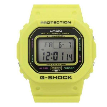 Casio G-Shock Energy Pack Series Orologio da donna con cinturino in resina bio-based giallo digitale al quarzo GMD-S5600EP-9 200
