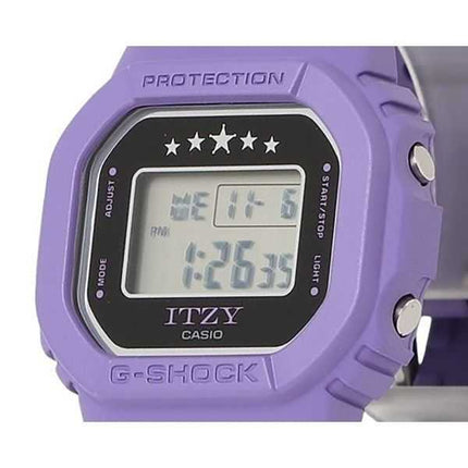 Casio G-Shock ITZY Collaboration Digital Violet Bio-Based Resin Strap Quartz GMD-S5610IT-6 200M Orologio da donna