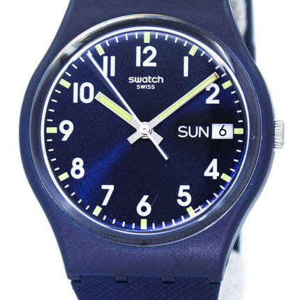 Orologio unisex Swatch Originals Sir Blue Quartz GN718