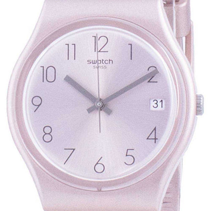 Orologio da uomo al quarzo GP403 con quadrante color oro rosa Swatch Pinkbaya