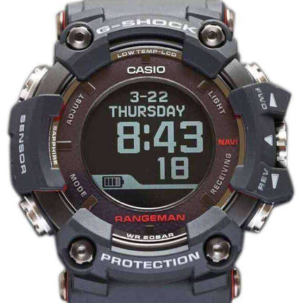 Orologio da uomo Casio G-Shock GPR-B1000-1JR Rangeman Triple Sensor GPS 200M