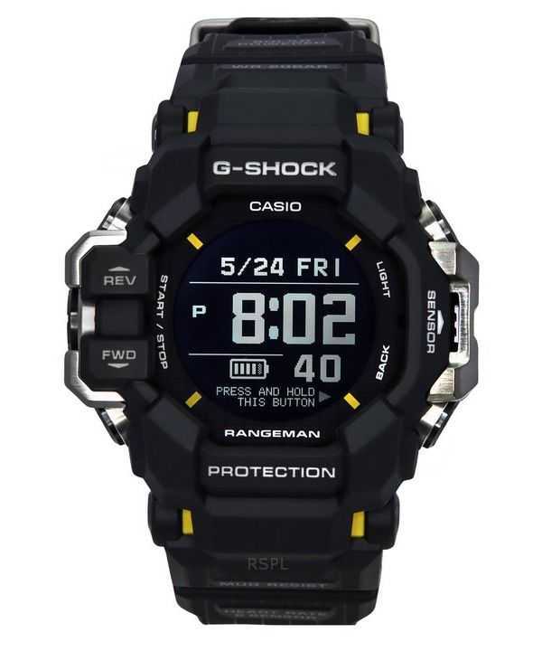 Orologio da uomo Casio G-Shock Master Of G-Land Rangeman Digital Bio-Based Resin Strap Solar GPR-H1000-1 200M