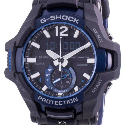 Orologio da uomo Casio G-Shock Gravity Master Bluetooth al quarzo GR-B100-1A2 GRB100-1A2 200M