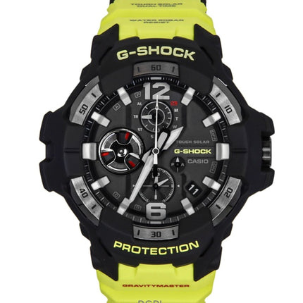 Orologio da uomo Casio G-Shock Master of G-Air Gravitymaster Analog Smartphone Link con quadrante nero e solare GR-B300RY-1A9 200M