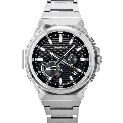 Orologio da uomo Casio G-Shock G-Steel Analog Smartphone Link in acciaio inossidabile con quadrante nero e solare GST-B1000D-1A 200M