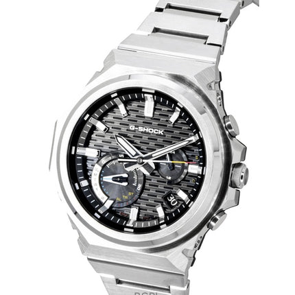 Orologio da uomo Casio G-Shock G-Steel Analog Smartphone Link in acciaio inossidabile con quadrante nero e solare GST-B1000D-1A 200M