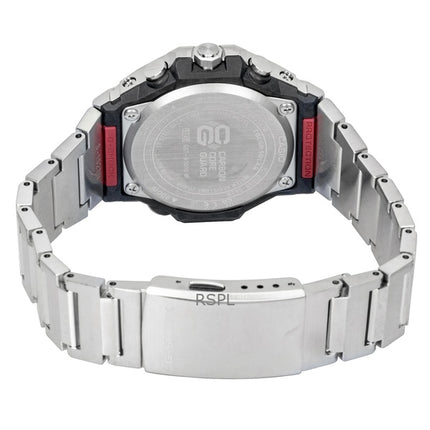 Orologio da uomo Casio G-Shock G-Steel Analog Smartphone Link in acciaio inossidabile con quadrante nero e solare GST-B1000D-1A 200M