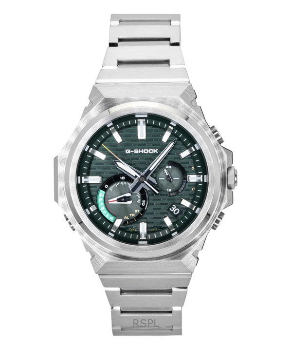 Orologio da uomo Casio G-Shock G-Steel Analog Smartphone Link in acciaio inossidabile con quadrante verde e solare GST-B1000D-3A 200M