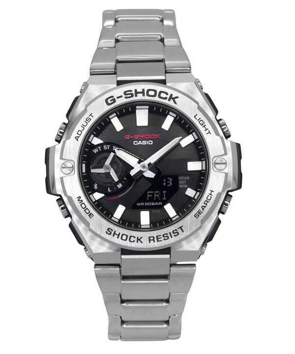 Casio G-Shock G-Steel Analog Digital Smartphone Link Quadrante Nero Solare GST-B500D-1A 200M Orologio da Uomo
