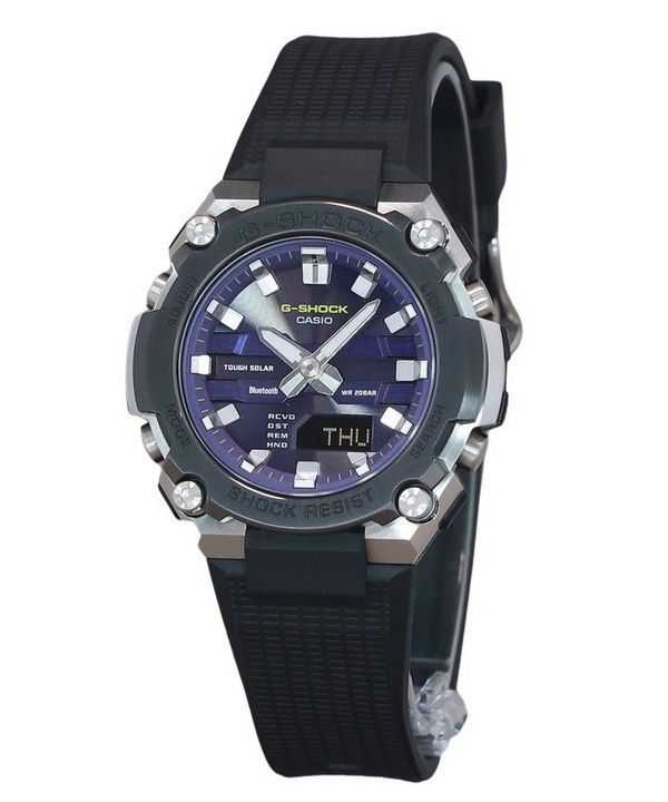 Orologio da uomo Casio G-Shock G-Steel analogico digitale per smartphone Bluetooth quadrante blu solare GST-B600A-1A6 200M