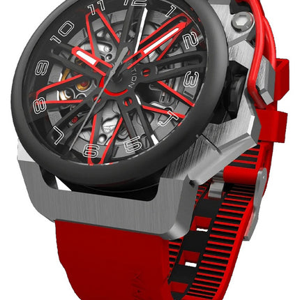 Orologio da uomo Mazzucato RIM GT con cronografo reversibile quadrante scheletrato automatico GT2-RD