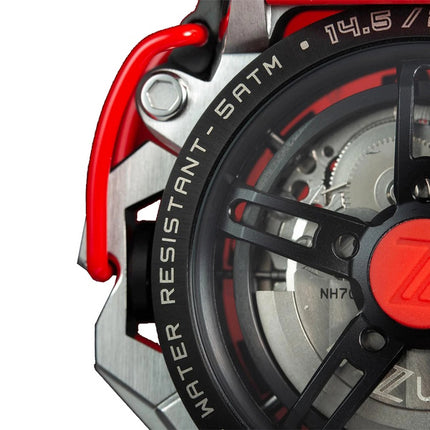 Orologio da uomo Mazzucato RIM GT con cronografo reversibile quadrante scheletrato automatico GT2-RD