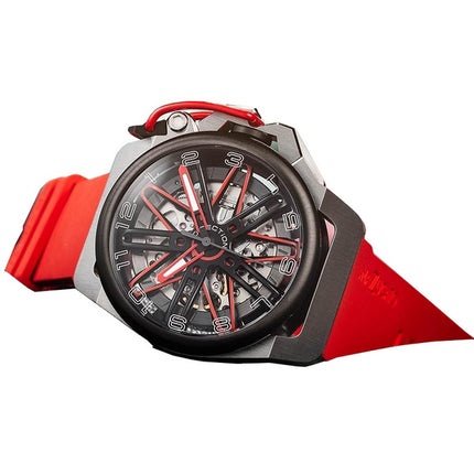 Orologio da uomo Mazzucato RIM GT con cronografo reversibile quadrante scheletrato automatico GT2-RD