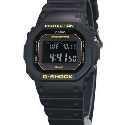 Orologio da uomo Casio G-Shock Caution giallo digitale con collegamento mobile cinturino in resina solare GW-B5600CY-1 200M