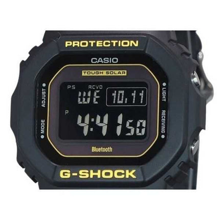 Orologio da uomo Casio G-Shock Caution giallo digitale con collegamento mobile cinturino in resina solare GW-B5600CY-1 200M