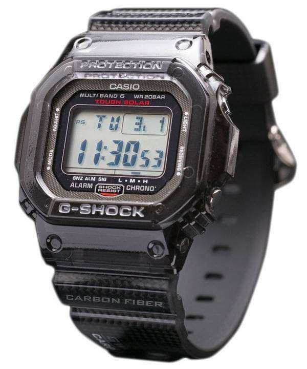 Casio G shock GW-S5600-1JF GWS5600-1JF Fibra di inserzione in fibra di carbonio MULTI BAND 6 Orologio in edizione limitata