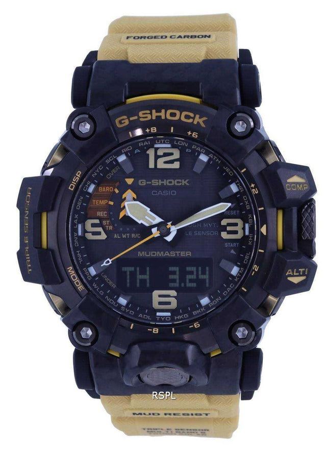 Orologio da uomo Casio G-Shock Mudmaster analogico digitale resistente solare GWG-2000-1A5 GWG2000-1A5 200M
