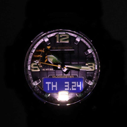 Orologio da uomo Casio G-Shock Mudmaster analogico digitale resistente solare GWG-2000-1A5 GWG2000-1A5 200M