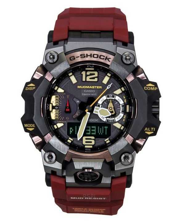Casio G-Shock Master Of G-Land Mudmaster Analog Digital Smartphone Link Quadrante Nero Solare GWG-B1000-1A4 200M Orologio da Uom