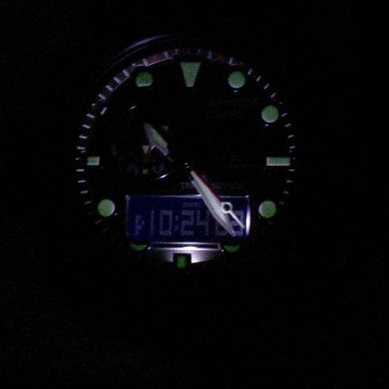 Orologio da uomo Casio GULFMASTER G-Shock Atomic analogico digitale 200M GWN-1000B-1B GWN1000B-1B