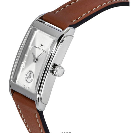 Orologio unisex Hamilton American Classic Ardmore con cinturino in pelle e quadrante argentato al quarzo H11221550