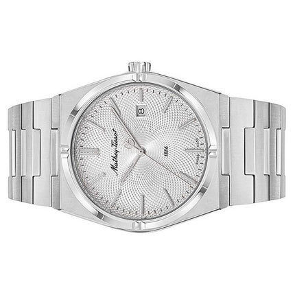 Orologio da uomo Mathey-Tissot Zeus in acciaio inossidabile con quadrante argentato al quarzo H118AS