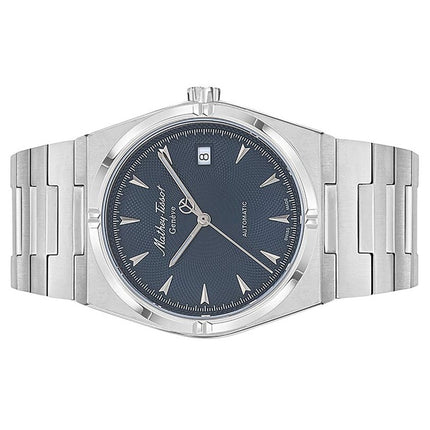 Orologio da uomo Mathey-Tissot Zeus in acciaio inossidabile con quadrante blu al quarzo H118ATABU