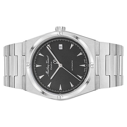 Orologio da uomo Mathey-Tissot Zeus in acciaio inossidabile con quadrante nero automatico H118ATAN