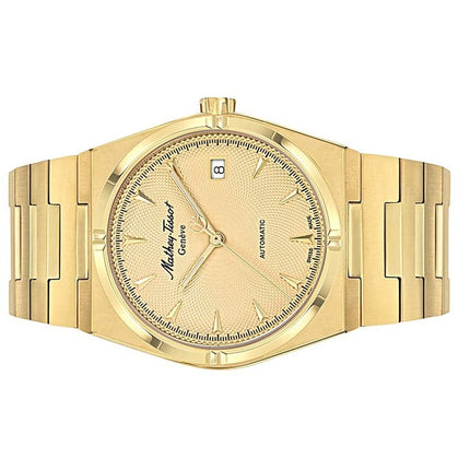 Orologio da uomo Mathey-Tissot Zeus in acciaio inossidabile color oro giallo con quadrante champagne automatico H118ATPDI