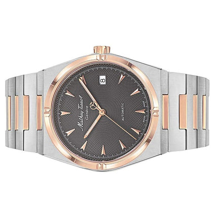 Orologio da uomo Mathey-Tissot Zeus Two Tone in acciaio inossidabile con quadrante grigio automatico H118ATRS
