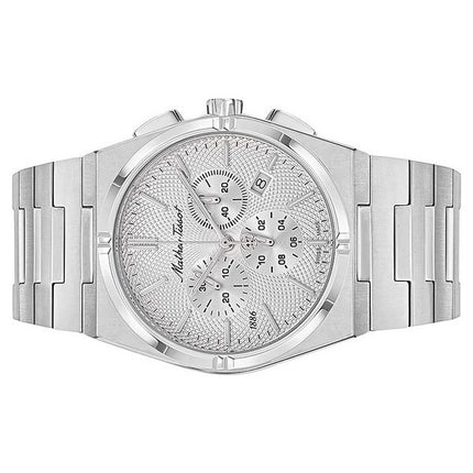 Orologio da uomo Mathey-Tissot Zeus Chrono in acciaio inossidabile con quadrante argentato al quarzo H118CHAS