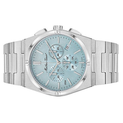 Orologio da uomo Mathey-Tissot Zeus Chrono in acciaio inossidabile con quadrante blu al quarzo H118CHSK