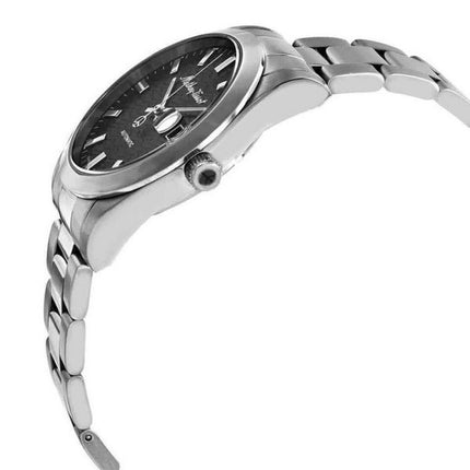 Orologio da uomo automatico Mathey-Tissot Mathy I in acciaio inossidabile con quadrante nero H1450ATAN