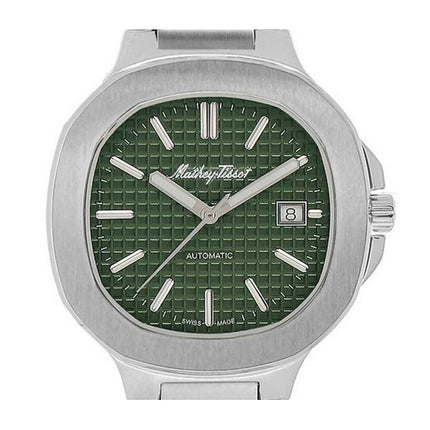 Orologio Mathey-Tissot Evasion automatico in acciaio inossidabile quadrante verde H152ATAV maschile