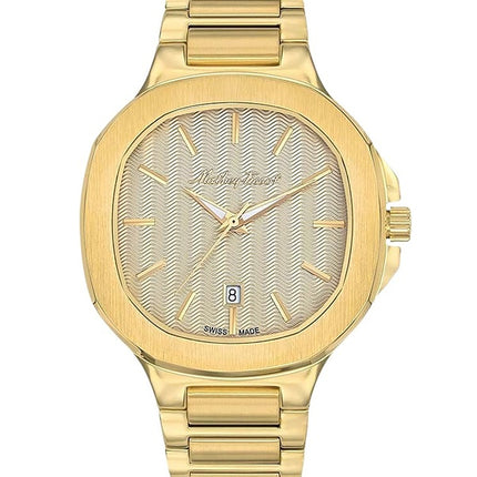 Orologio da uomo Mathey-Tissot Evasion in acciaio inossidabile color oro con quadrante champagne al quarzo H152PDI
