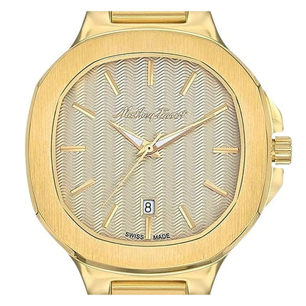 Orologio da uomo Mathey-Tissot Evasion in acciaio inossidabile color oro con quadrante champagne al quarzo H152PDI