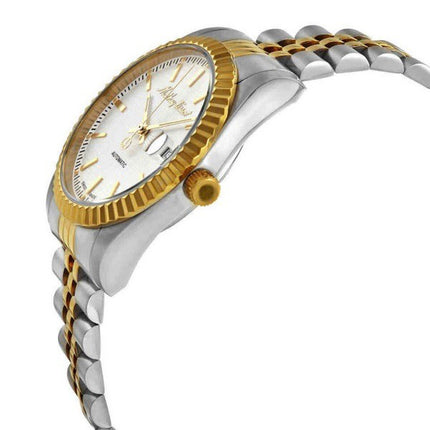 Orologio da uomo Mathey-Tissot Mathy III automatico bicolore in acciaio inossidabile quadrante bianco H1810ATBI