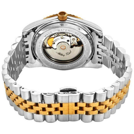 Orologio da uomo Mathey-Tissot Mathy III automatico bicolore in acciaio inossidabile quadrante bianco H1810ATBI