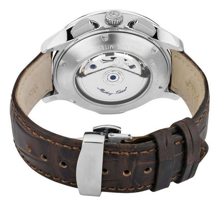 Mathey-Tissot Edmond Chronograph Limited Edition quadrante bianco automatico H1886CHATAI orologio da uomo con set regalo